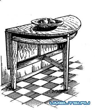 Самодельный круглый стол Самодельный круглый стол