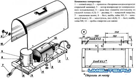 Компрессор своими руками из холодильника