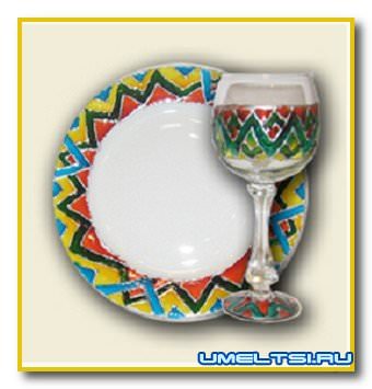 Декорирование керамики: роспись печатью