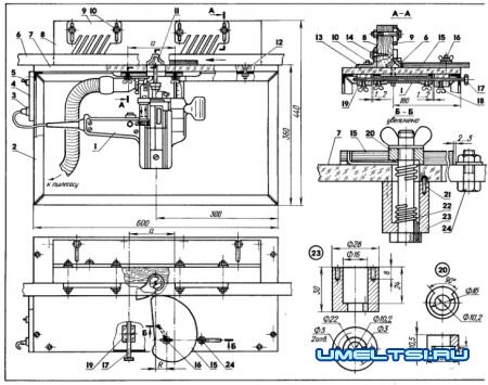Фрезерный станок по дереву
