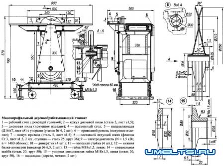 Самодельный деревообрабатывающий станок