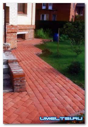 Дорожки на даче своими руками