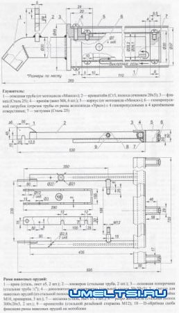Мотоблок с мотоцикла "Минск"