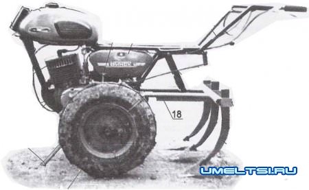 Мотоблок с мотоцикла "Минск"