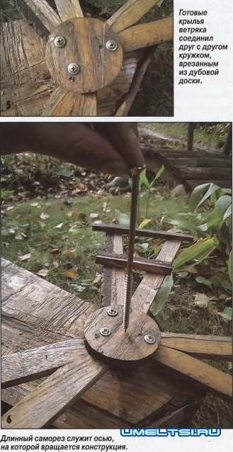 Декоративная мельница своими руками Декоративная мельница своими руками