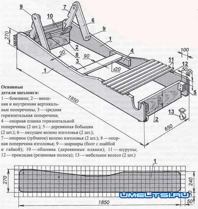 Шезлонг -лежак Шезлонг -лежак