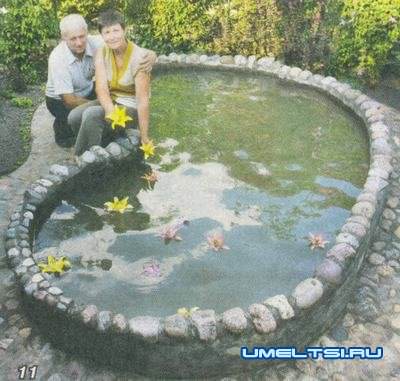 Декоративный бассейн(водоем) на даче отчет мастера Декоративный бассейн(водоем) на даче отчет мастера