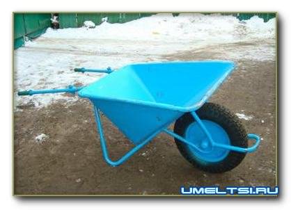 Делаем строительную тачку: усиленная, одноколесная Делаем строительную тачку: усиленная, одноколесная