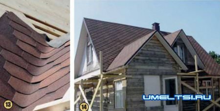 Мягкая черепица   -технология укладки