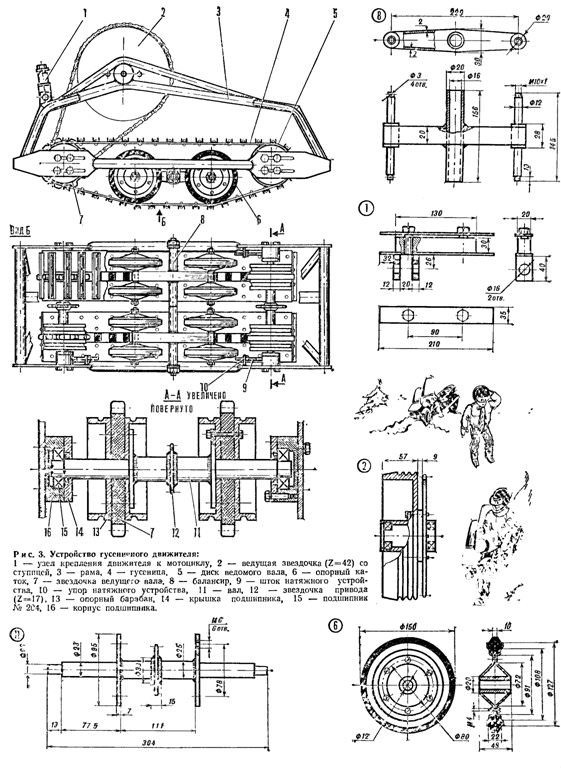 Самодельные гусеницы своими руками Самодельные гусеницы своими руками