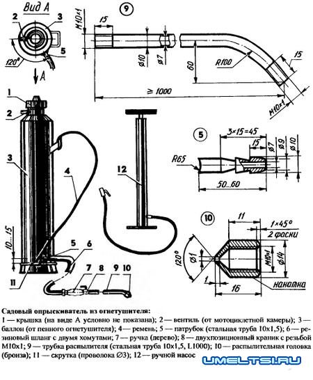 Опрыскиватель садовый делаем сами Опрыскиватель садовый делаем сами