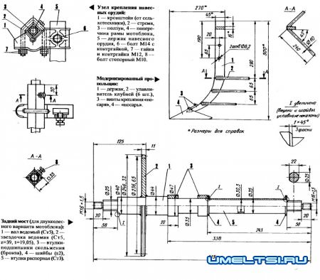 Самодельный мотоблок «Электроник»