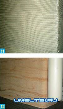 Каменные обои своими руками