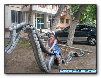 Поделки из шин для дачи, сада и огорода своими руками Поделки из шин для дачи, сада и огорода своими руками