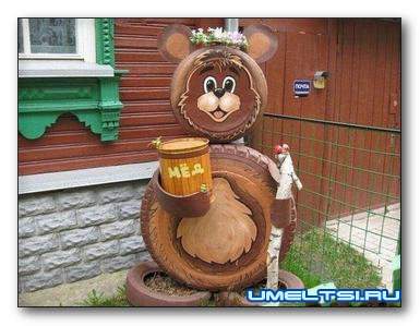 Поделки из шин для дачи, сада и огорода своими руками Поделки из шин для дачи, сада и огорода своими руками