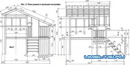 Детский домик своими руками