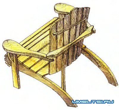 Кресло - шезлонг Адирондак Кресло - шезлонг Адирондак