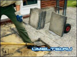 Технология укладки брусчатки