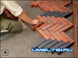 Технология укладки брусчатки