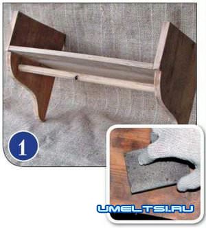 Украшаем гжельскою росписью полку