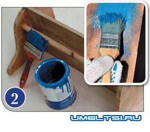 Украшаем гжельскою росписью полку