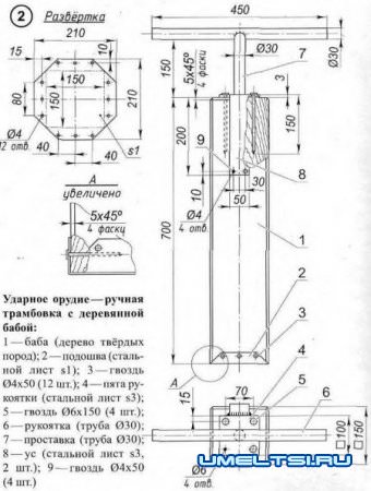 Трамбовка своими руками