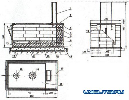 Летняя печь своими руками Летняя печь своими руками