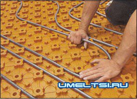 Теплый водяной пол своими руками