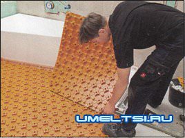 Теплый водяной пол своими руками