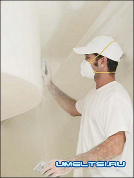 Затопили соседи. Ремонт потолка.