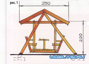 Качели для дачи своими руками Качели для дачи своими руками