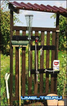 Стенд для садового инвентаря Стенд для садового инвентаря