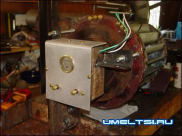 провели грунтовку и покраску генератора и ротора