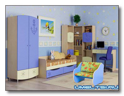 Детская мебель стол-кресло