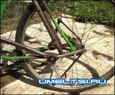 Устройство рычажного велосипеда Устройство рычажного велосипеда