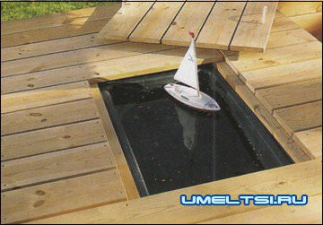 песочница с водоемом песочница с водоемом