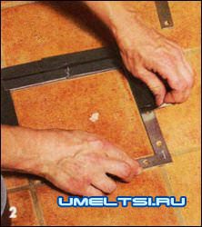 Замена треснувшей плитки