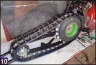 а затем ведомая звёздочка и гусеница а затем ведомая звёздочка и гусеница