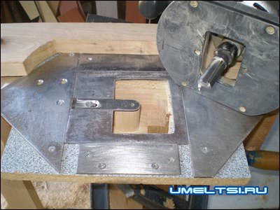 Приспособление для изготовления столярного шипа Приспособление для изготовления столярного шипа