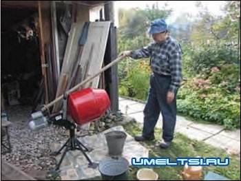 Приспособление к бетономешалке Приспособление к бетономешалке