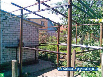 Беседка из поликарбоната Беседка из поликарбоната