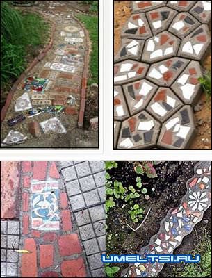 Дорожки из подручных материалов Дорожки из подручных материалов