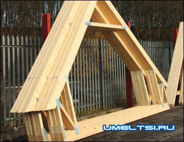 Основа скатной крыши Основа скатной крыши