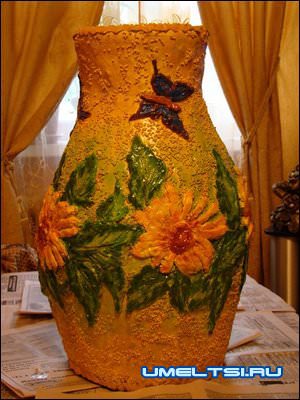 ваза из пены