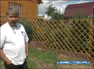 забор из хлама