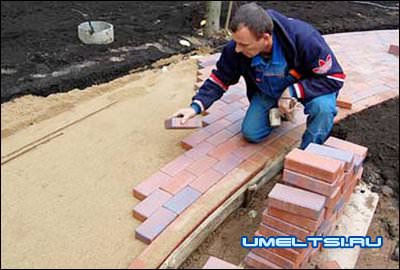 Укладка тротуарной плитки своими руками Укладка тротуарной плитки своими руками