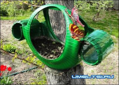 Поделки из автомобильных шин Поделки из автомобильных шин