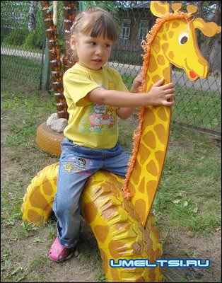 Поделки из автомобильных шин Поделки из автомобильных шин