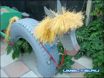 Поделки из автомобильных шин Поделки из автомобильных шин