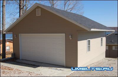 Строительство каркасного гаража Строительство каркасного гаража